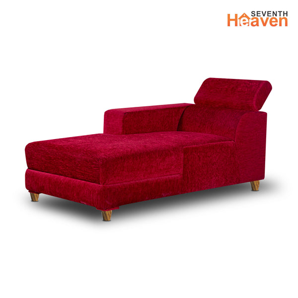 Berlin 6 Seater Sofa Right Corner- ( Premium Molfino Fabric- Maroon)