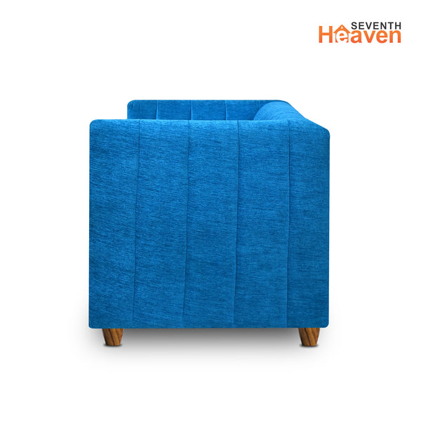 Tokyo 3 Seater Sofa- ( Premium Molfino Fabric- Sky Blue )