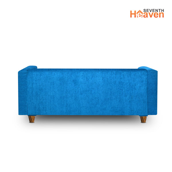 Tokyo 3 Seater Sofa- ( Premium Molfino Fabric- Sky Blue )