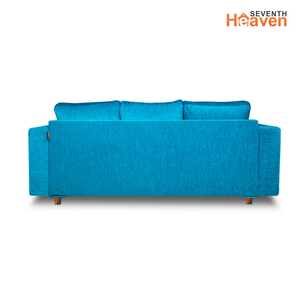 Rio 5 Seater Sofa- (3+1+1) ( Premium Molfino Fabric- Sky Blue )