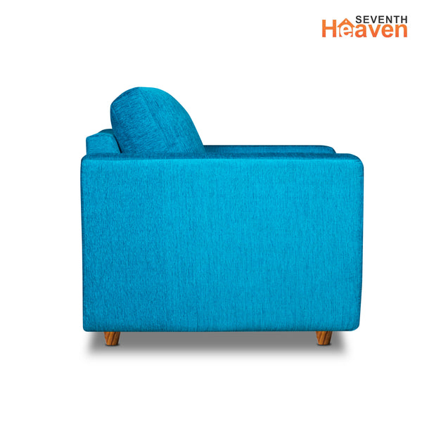 Rio 5 Seater Sofa- (3+1+1) ( Premium Molfino Fabric- Sky Blue )