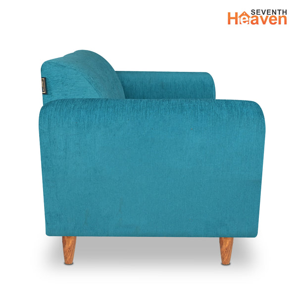 Milan (3+2) Seater Sofa - ( Premium Molfino Fabric- Sky Blue )