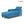 Berlin 6 Seater Sofa Left Corner- ( Premium Molfino Fabric- Sky Blue )